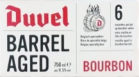 Duvel Barrel Aged etiket